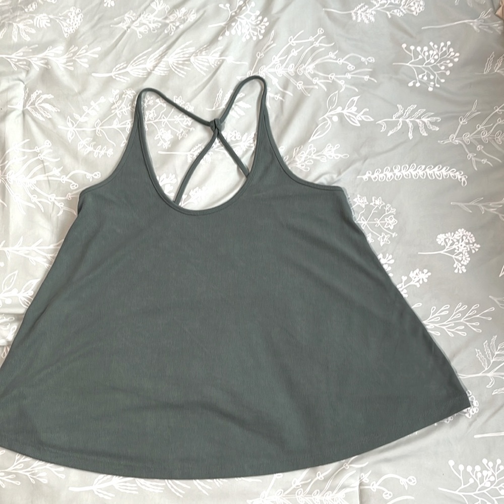 Old navy sage green swing tank size xs